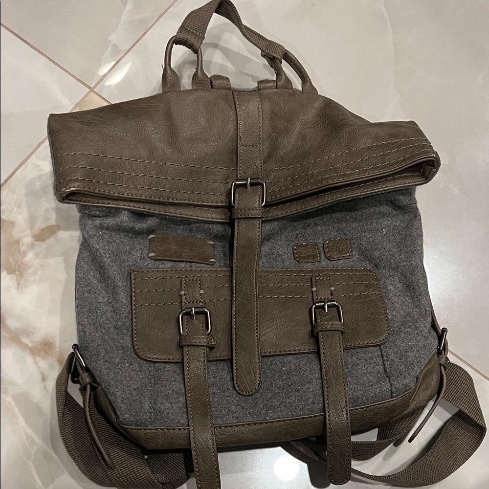 Sherpani Gray and Brown Men's Backpack